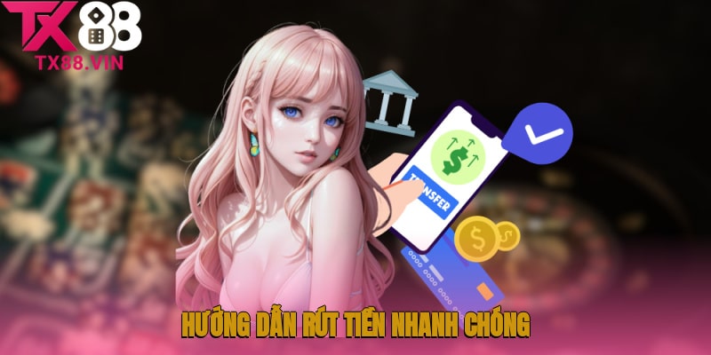 Hướng dẫn rút tiền nhanh chóng 