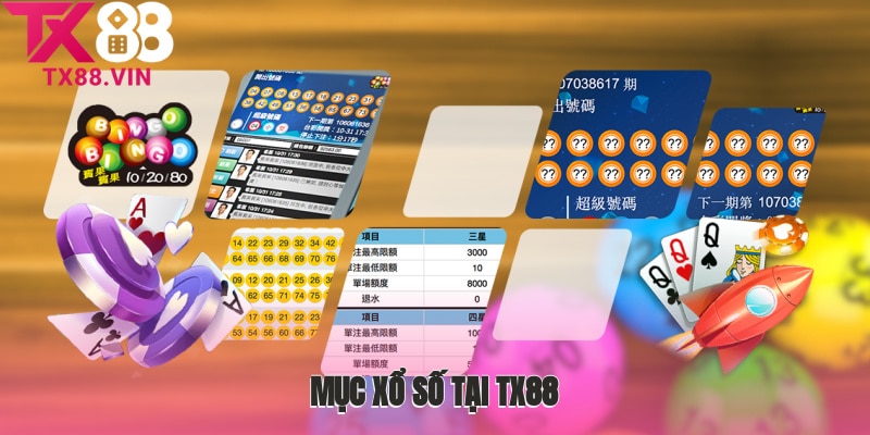 Giới thiệu tổng quan về mục xổ số tại TX88